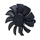 Dustproof waterproof fan